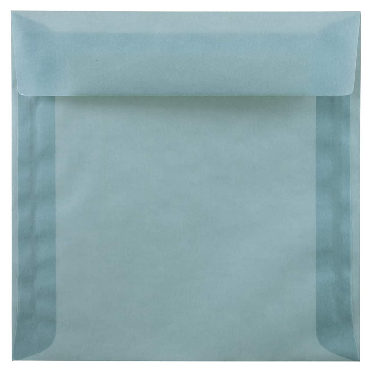 JAM Paper 8" x 8" Square Translucent Vellum Invitation Envelopes, 25ct.